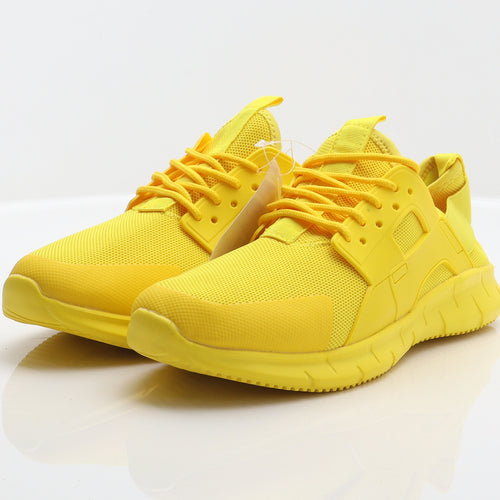 MIG Mud Ice Gravel Mens Yellow Synthetic Trainer UK 7 41