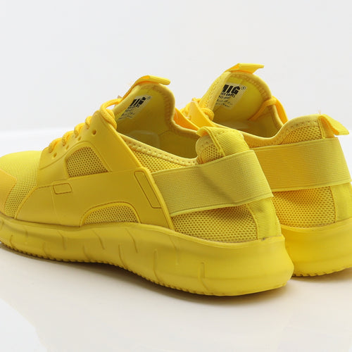 MIG Mud Ice Gravel Mens Yellow Synthetic Trainer UK 7 41