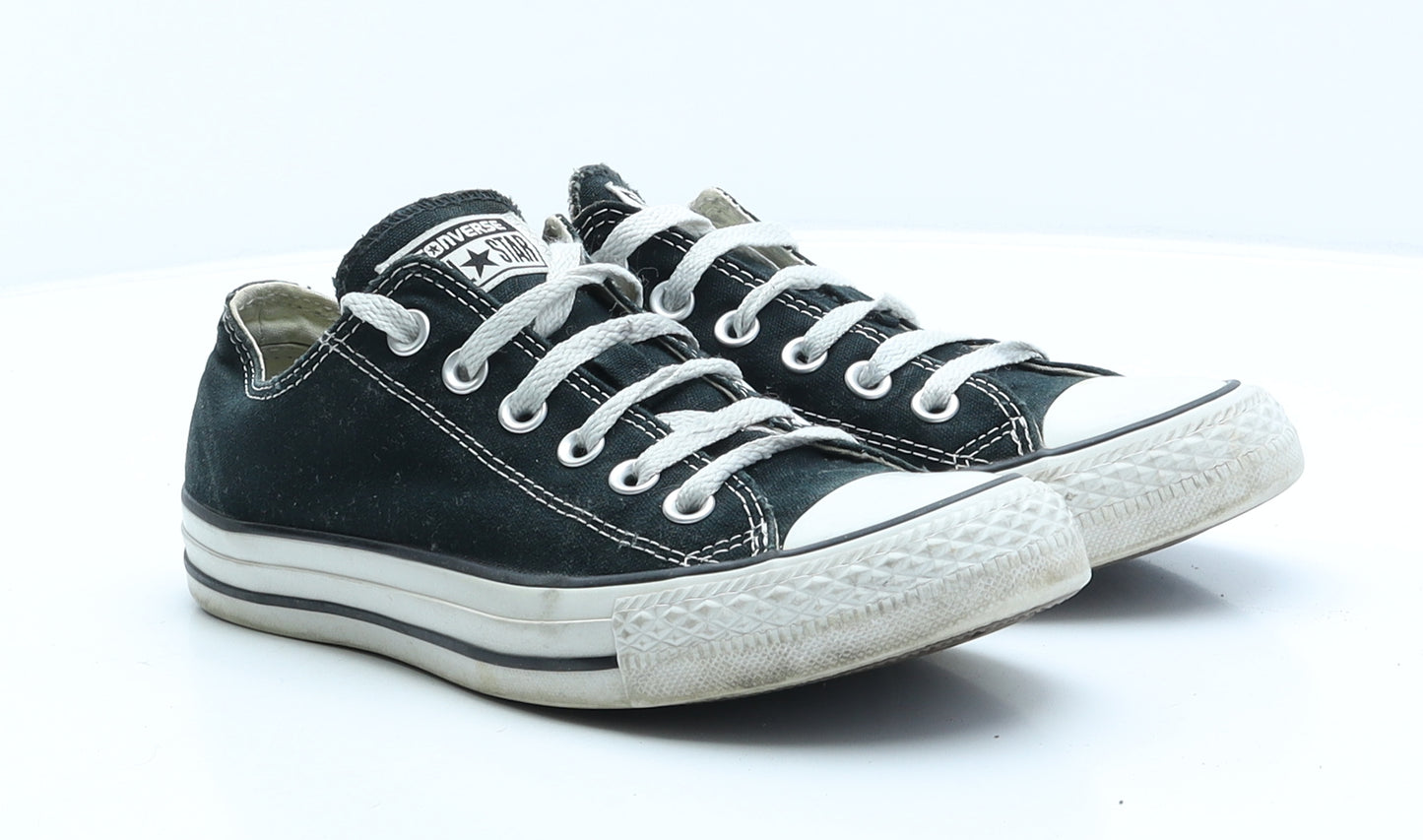 Converse Womens Black Fabric Trainer UK 5 37.5