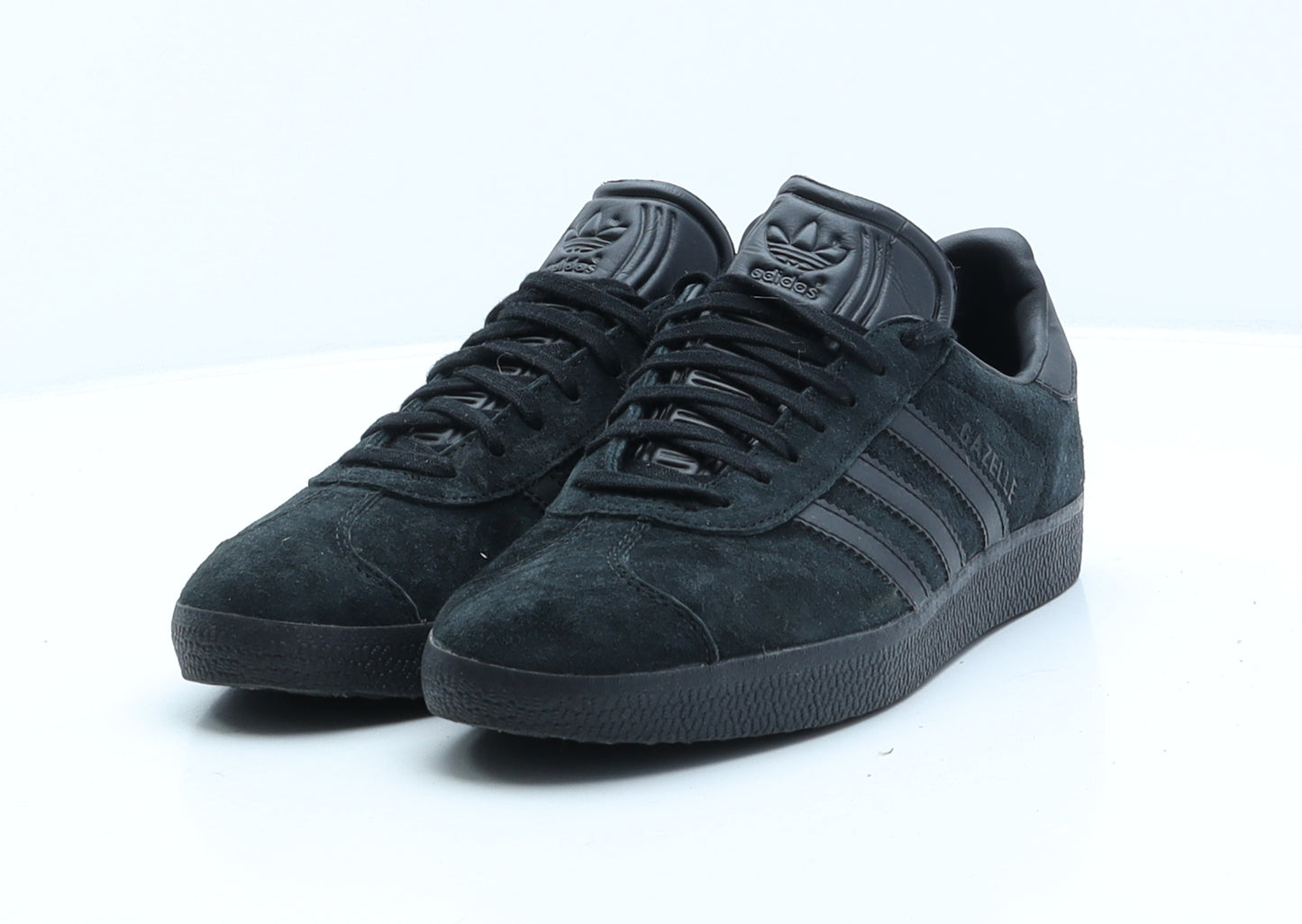adidas Womens Black Striped Suede Trainer UK 4 36.5