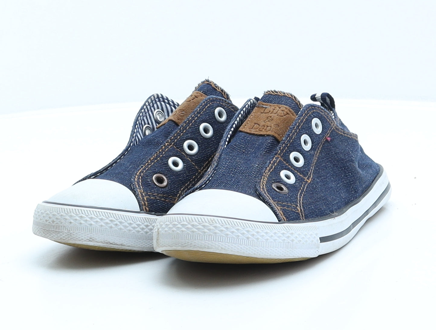 Lily&Dan Boys Blue Fabric Trainer Casual UK 2