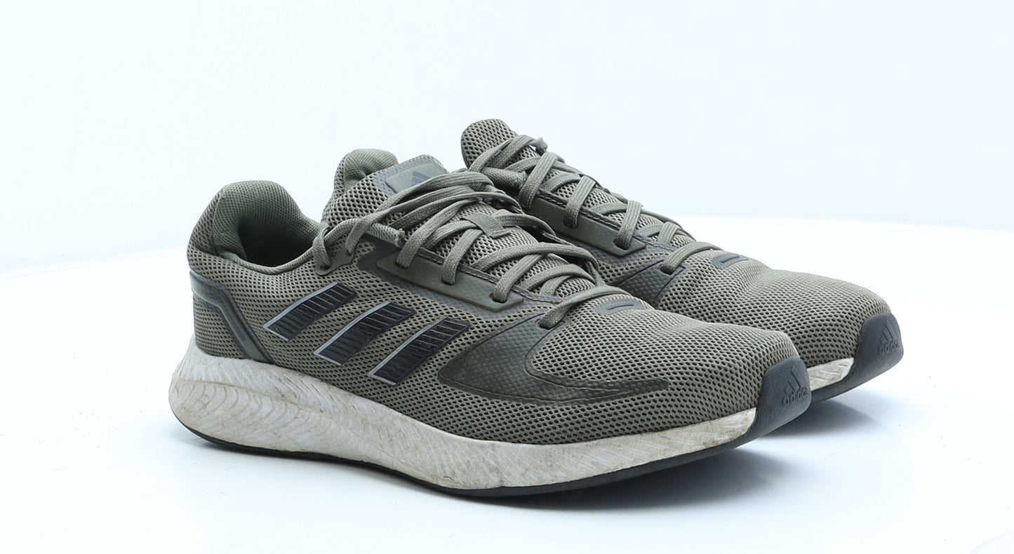 adidas Mens Green Fabric Trainer UK 6.5 40