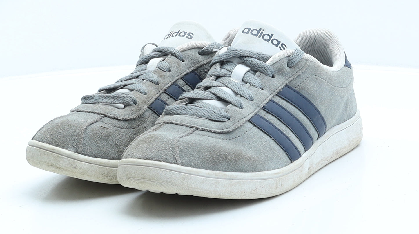 adidas Mens Grey Suede Trainer UK 7 40.5