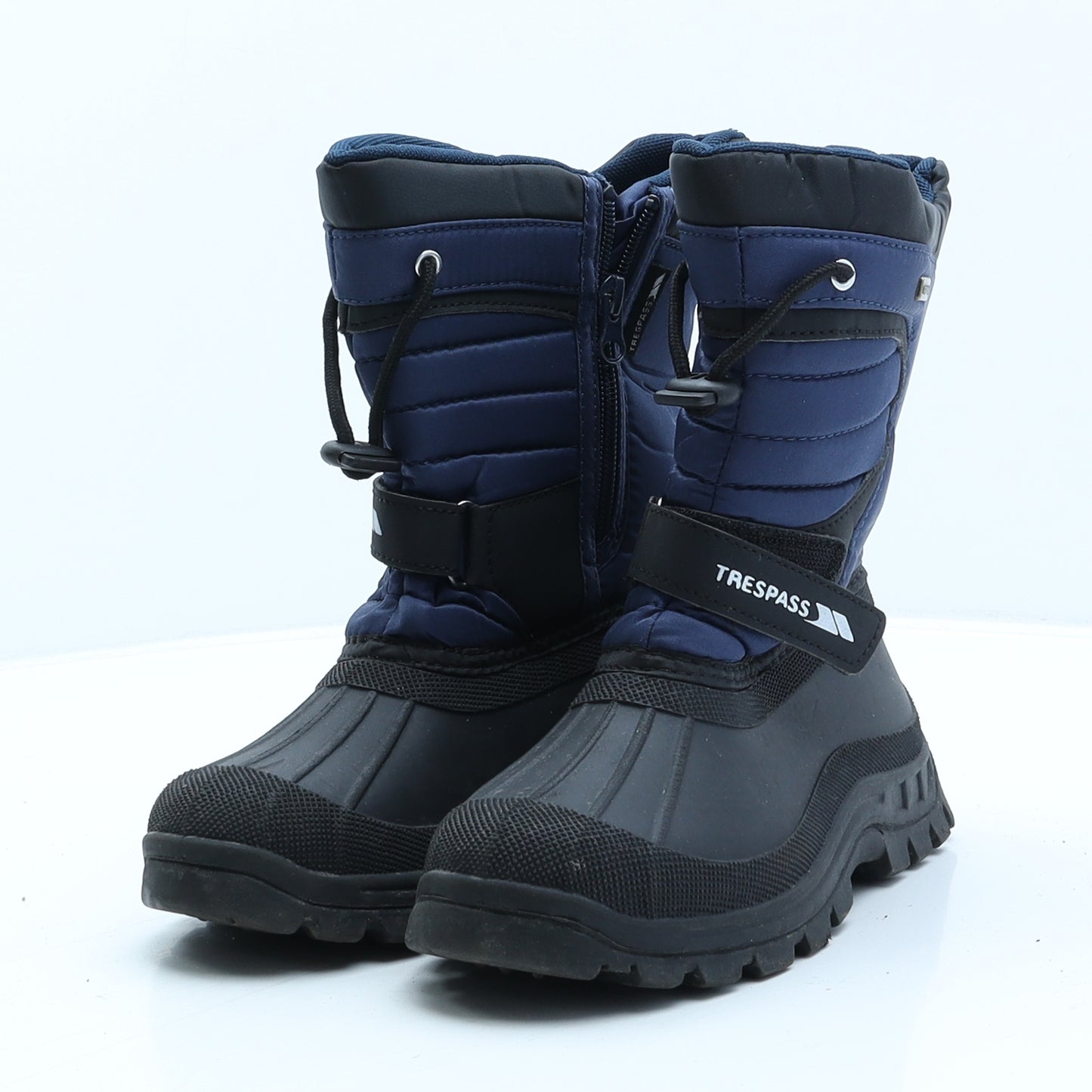 Trespass Boys Blue Synthetic Snow Boot Boot UK 1 34