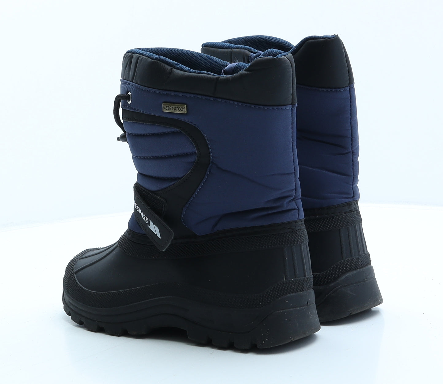 Trespass Boys Blue Synthetic Snow Boot Boot UK 1 34