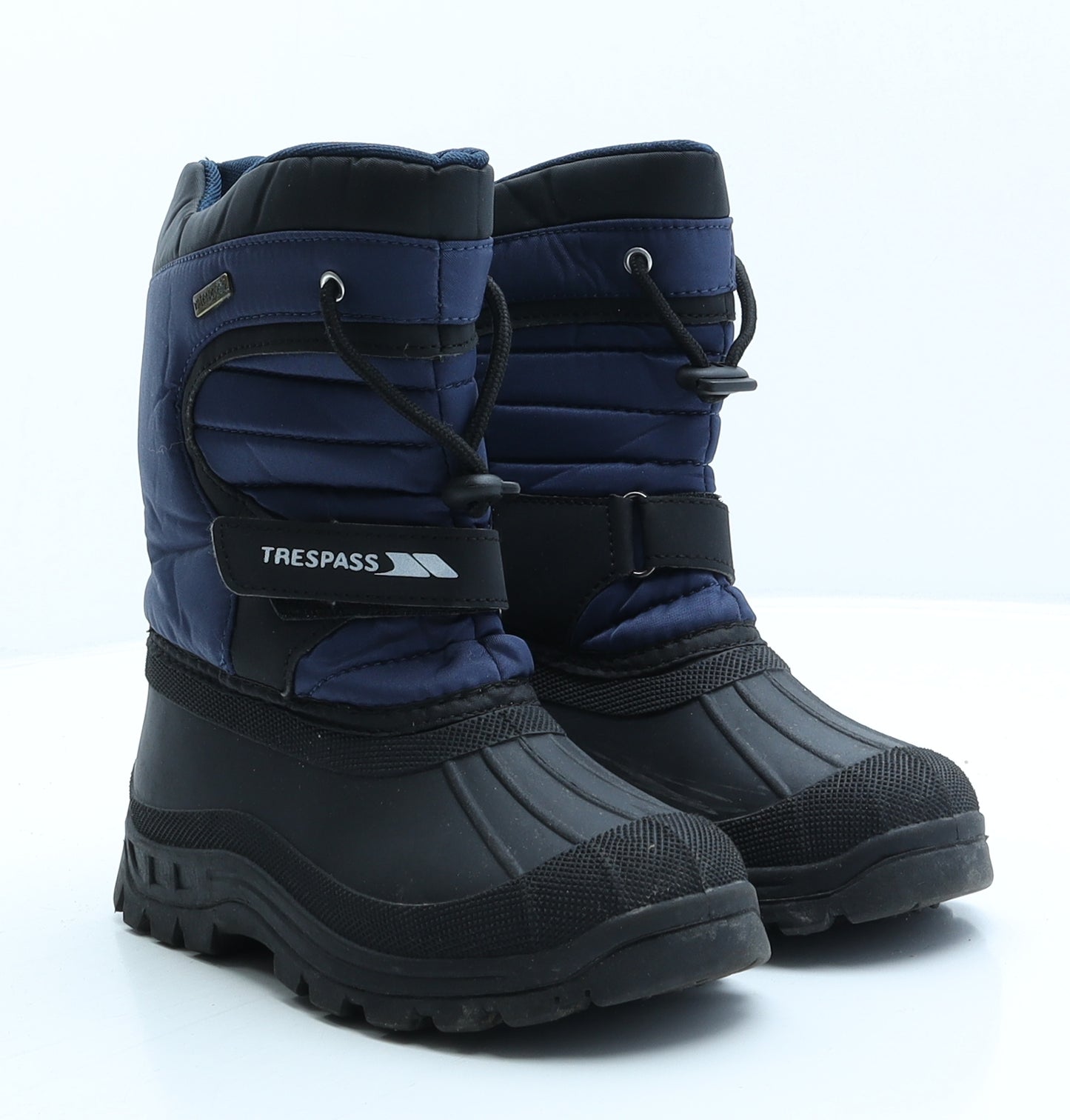 Trespass Boys Blue Synthetic Snow Boot Boot UK 1 34