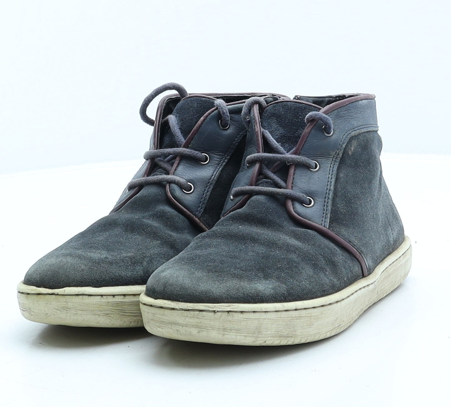 Marks and Spencer Boys Blue Suede Desert Boot UK 2 34