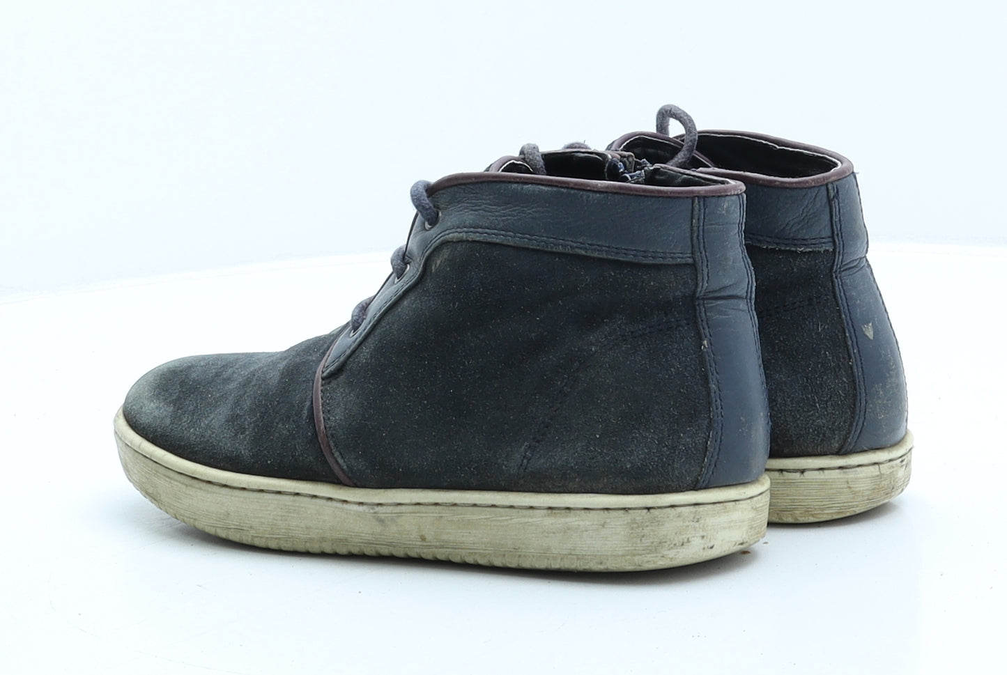 Marks and Spencer Boys Blue Suede Desert Boot UK 2 34