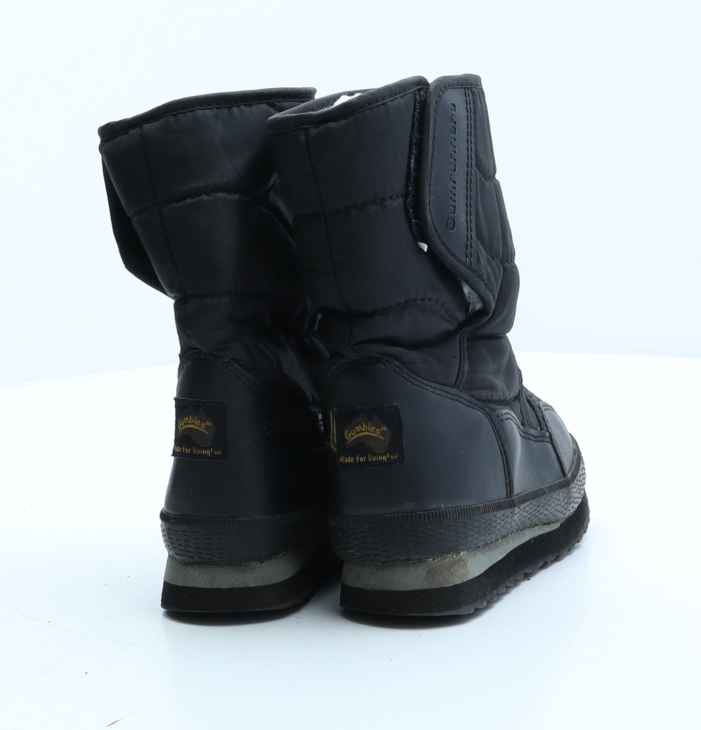Gumbies Boys Black Synthetic Snow Boot Boot UK 12 30