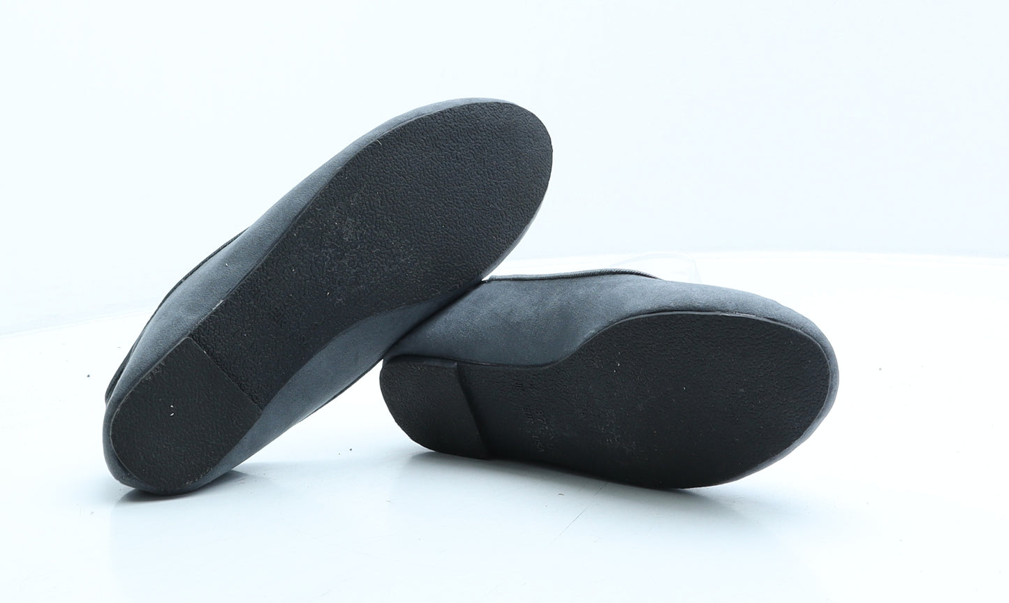 Primark Womens Grey Suede Ballet Flat UK 4 37