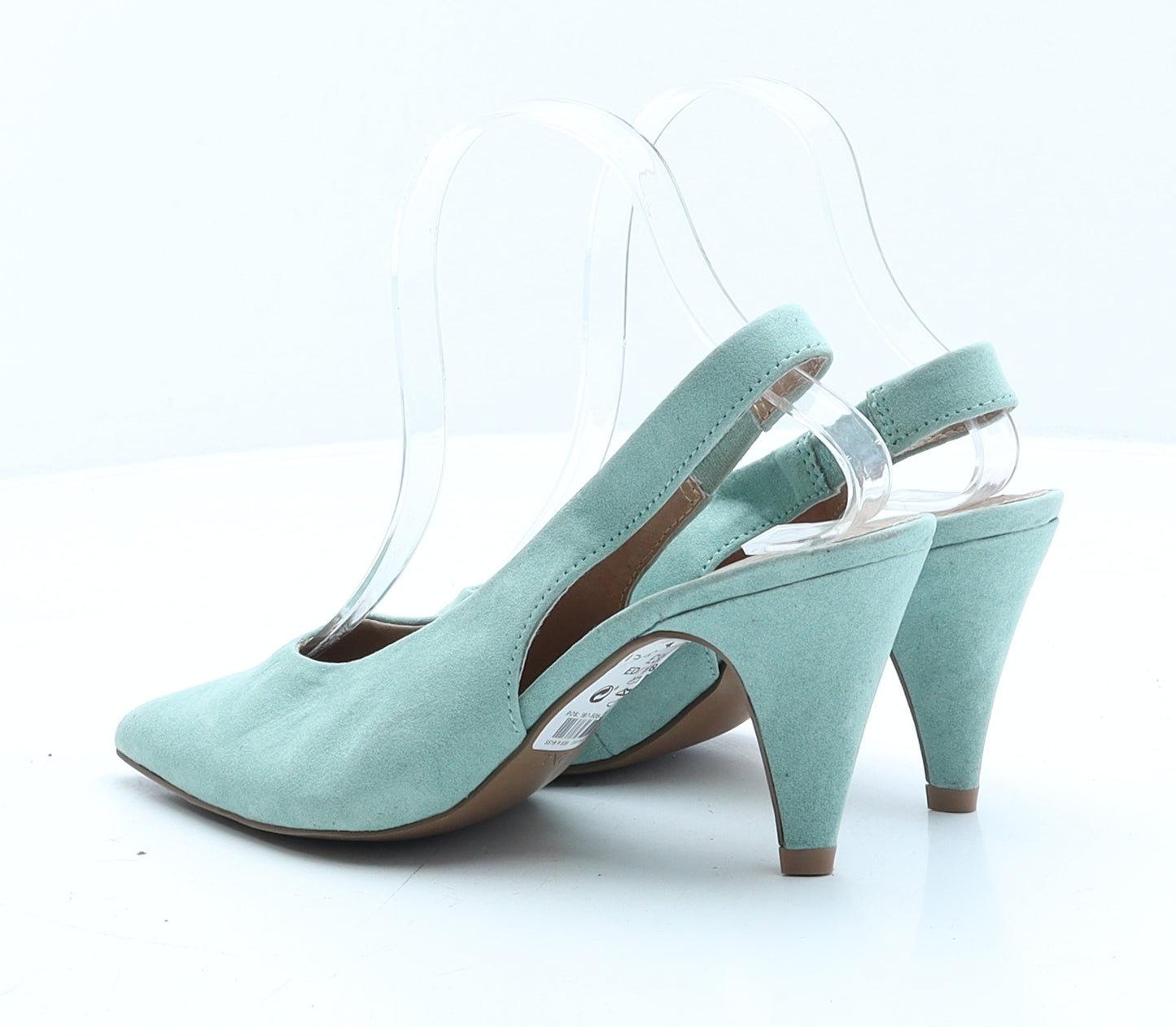 NEXT Womens Green Suede Slingback Heel UK 4 37