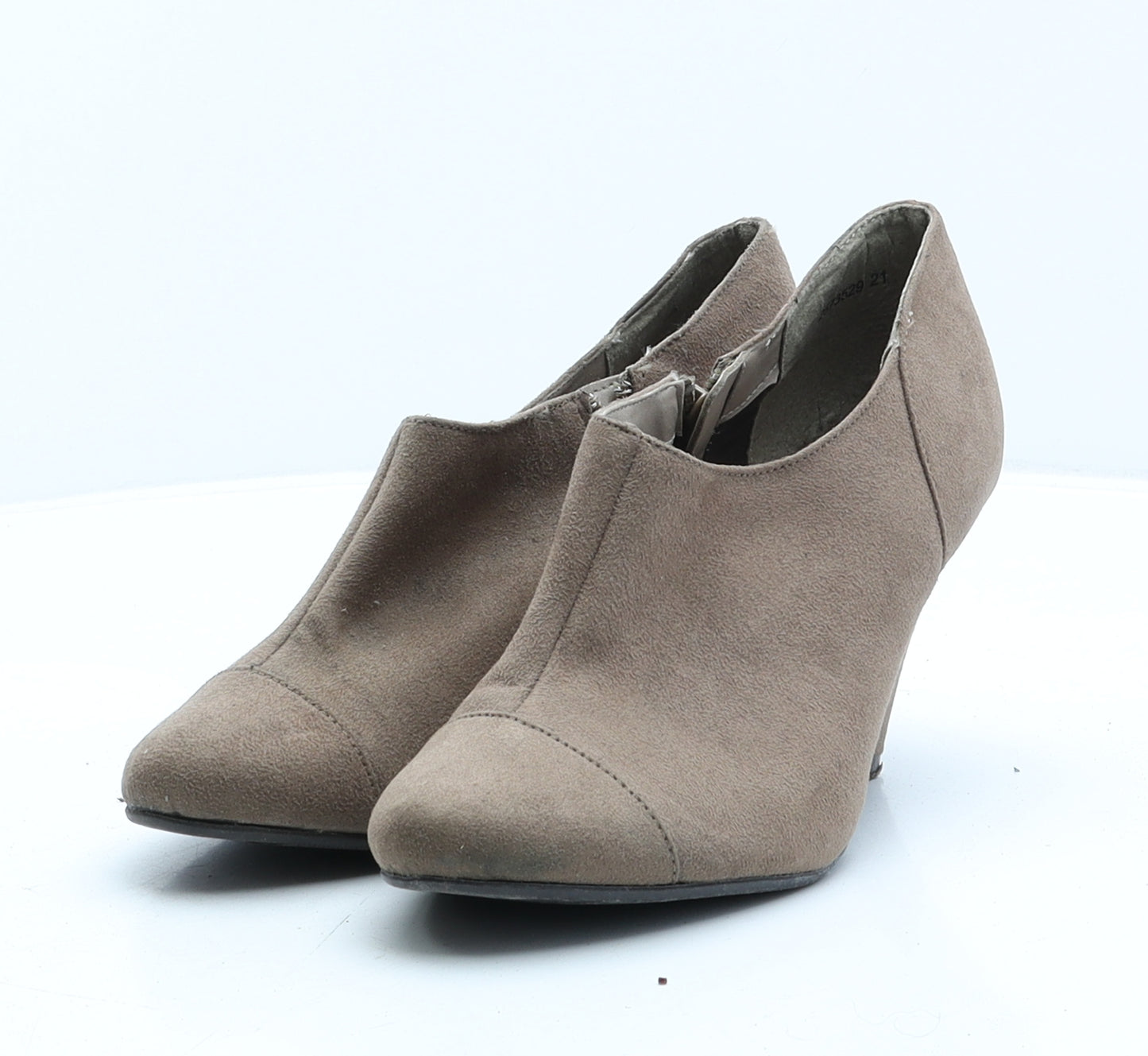 New Look Womens Brown Suede Court Heel UK 6 39