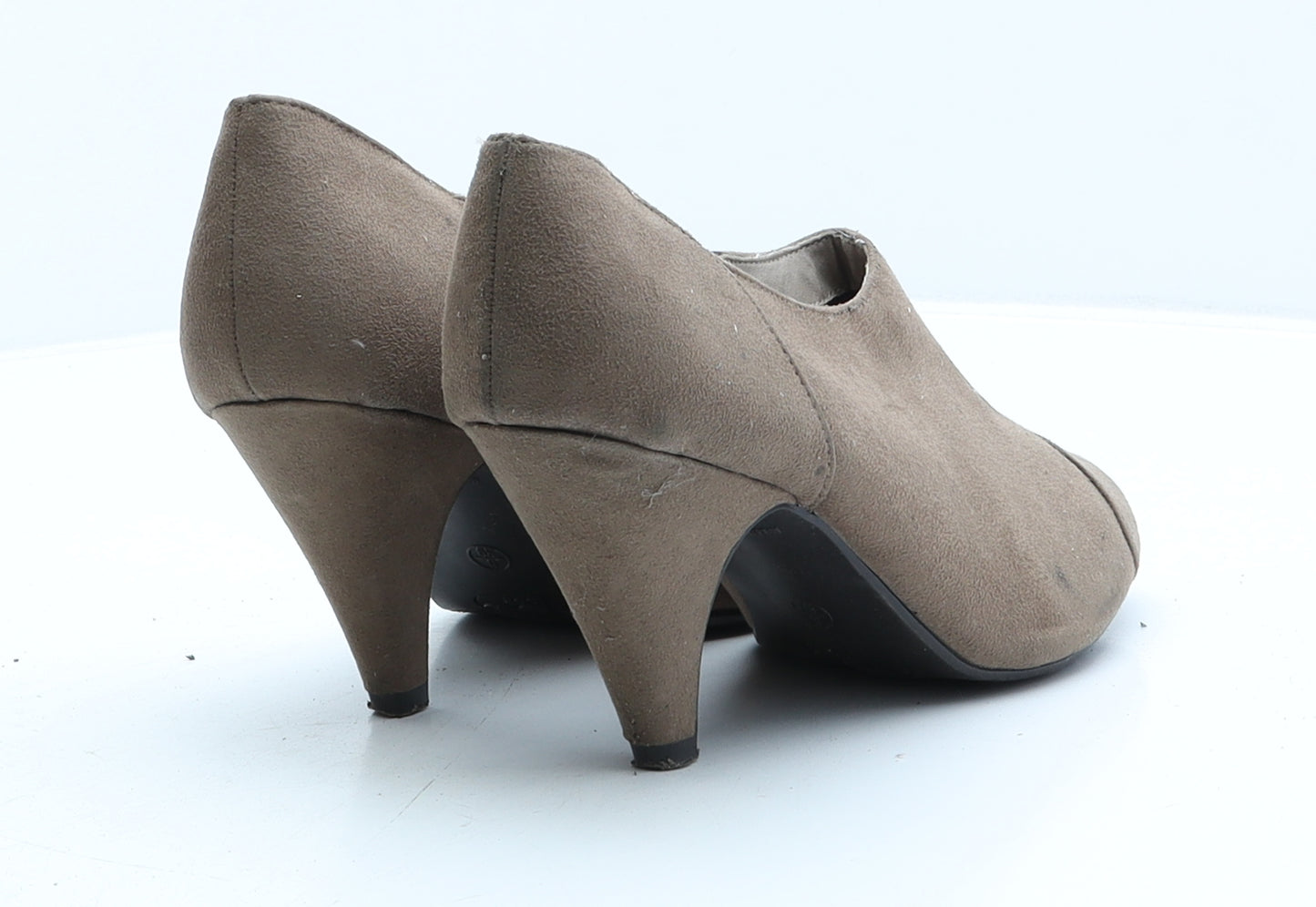 New Look Womens Brown Suede Court Heel UK 6 39