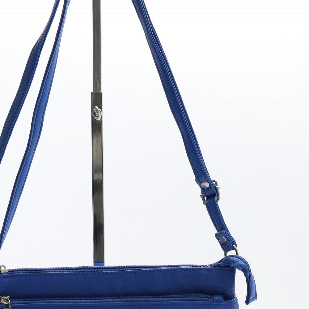 IT Womens Blue Polyester Crossbody Size Small