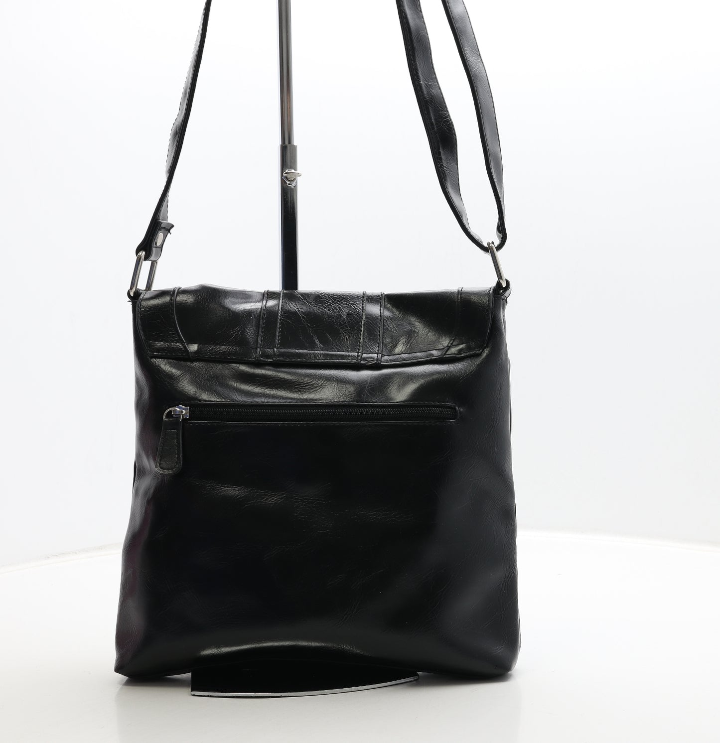 NEXT Womens Black Leather Crossbody Size Medium
