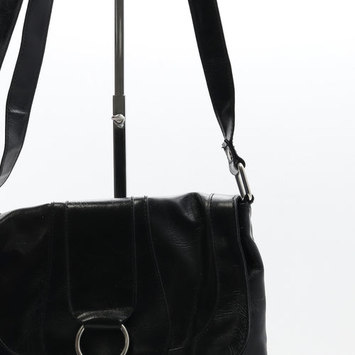 NEXT Womens Black Leather Crossbody Size Medium