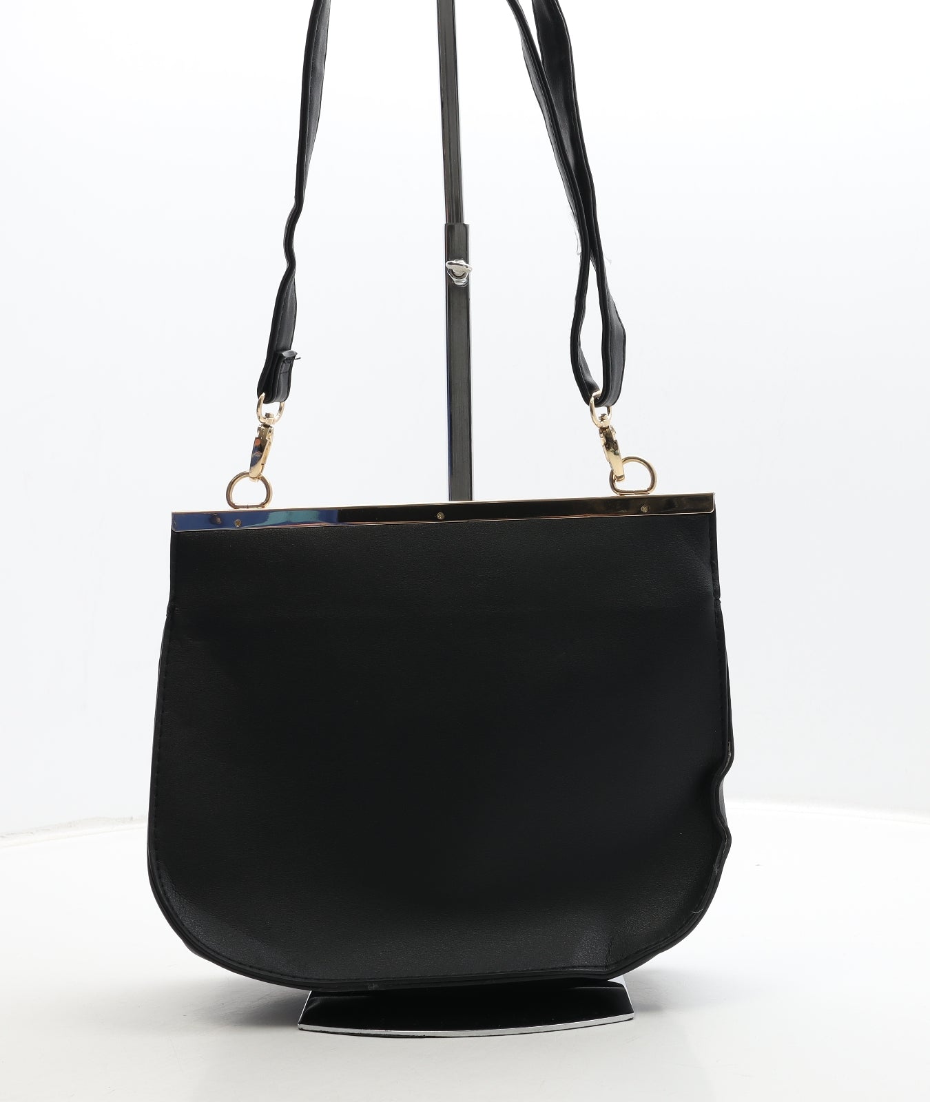 Primark Womens Black Geometric Polyester Crossbody Size Medium