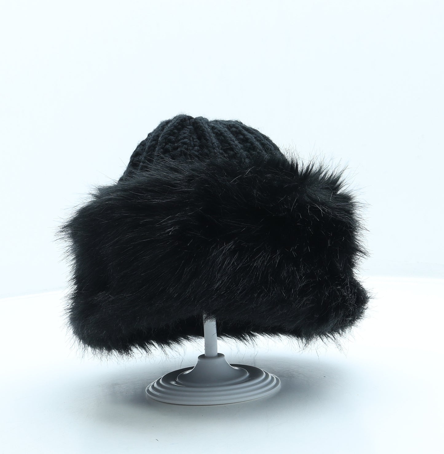 Marks and Spencer Womens Black Acrylic Beanie One Size
