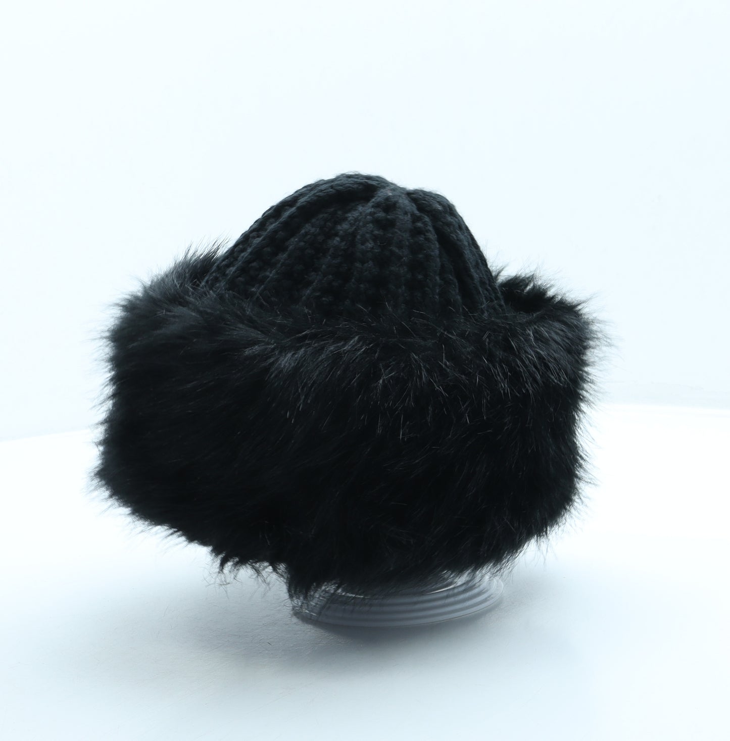 Marks and Spencer Womens Black Acrylic Beanie One Size