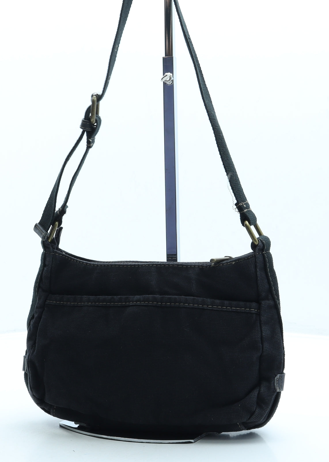 Animal Womens Black Polyester Shoulder Bag Size Small
