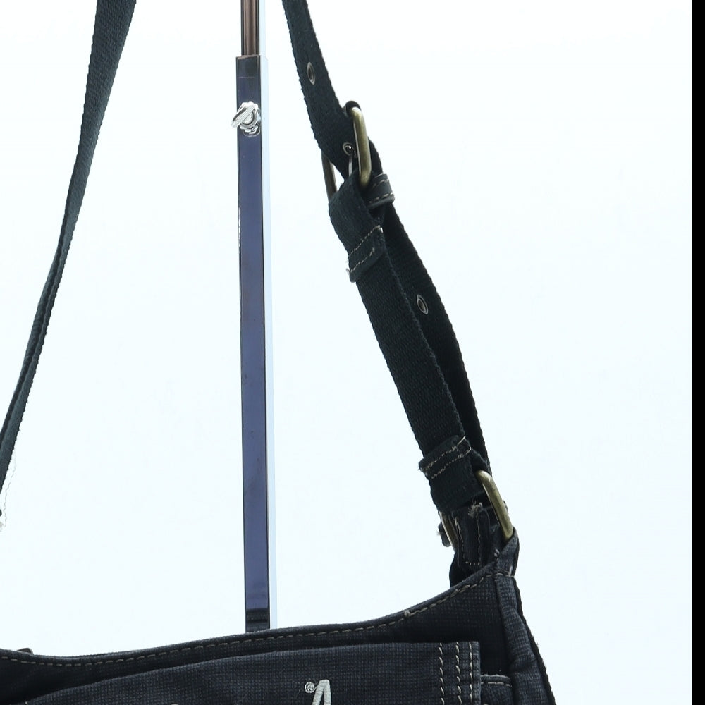 Animal Womens Black Polyester Shoulder Bag Size Small