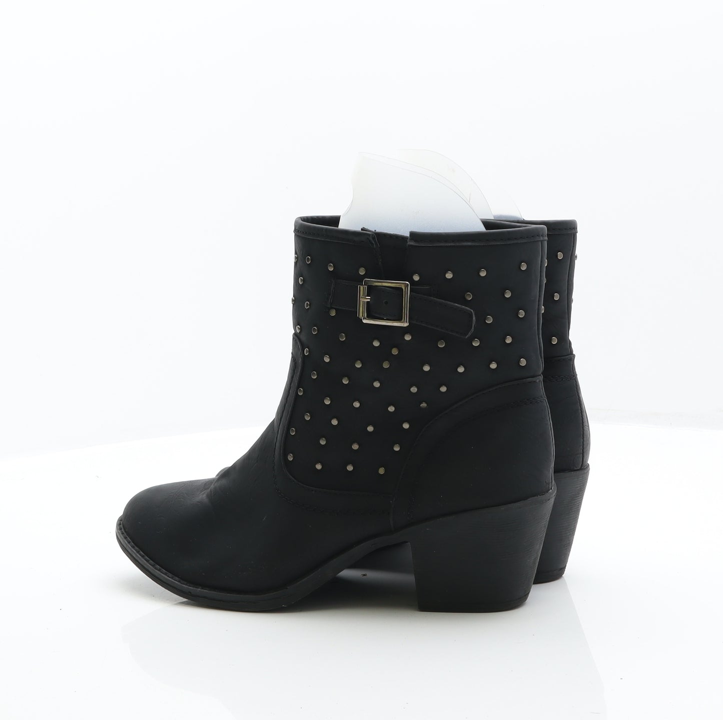 Elizabeth Kelton Womens Black Leather Cowboy Boot UK 7