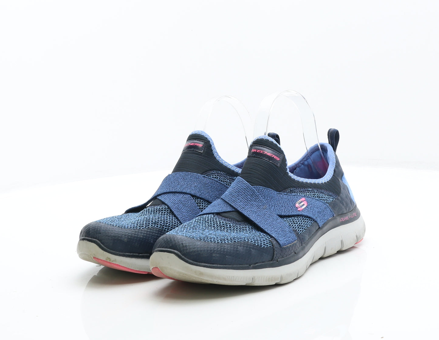 Sketchers Womens Blue Synthetic Trainer UK 7 - Air Cooled