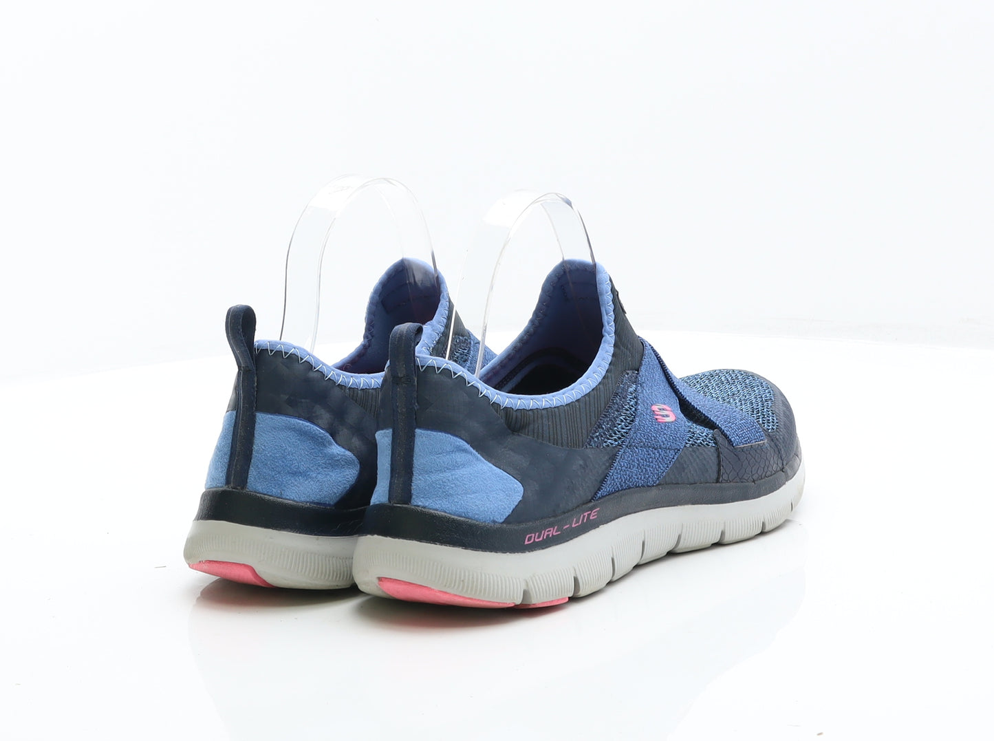 Sketchers Womens Blue Synthetic Trainer UK 7 - Air Cooled