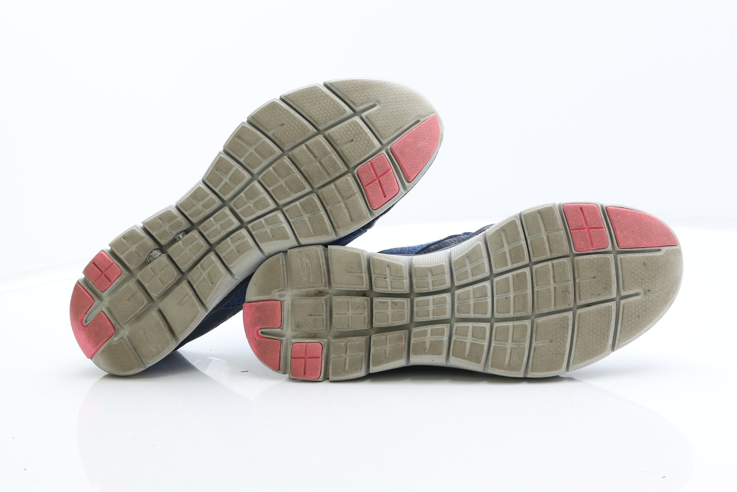 Sketchers Womens Blue Synthetic Trainer UK 7 - Air Cooled