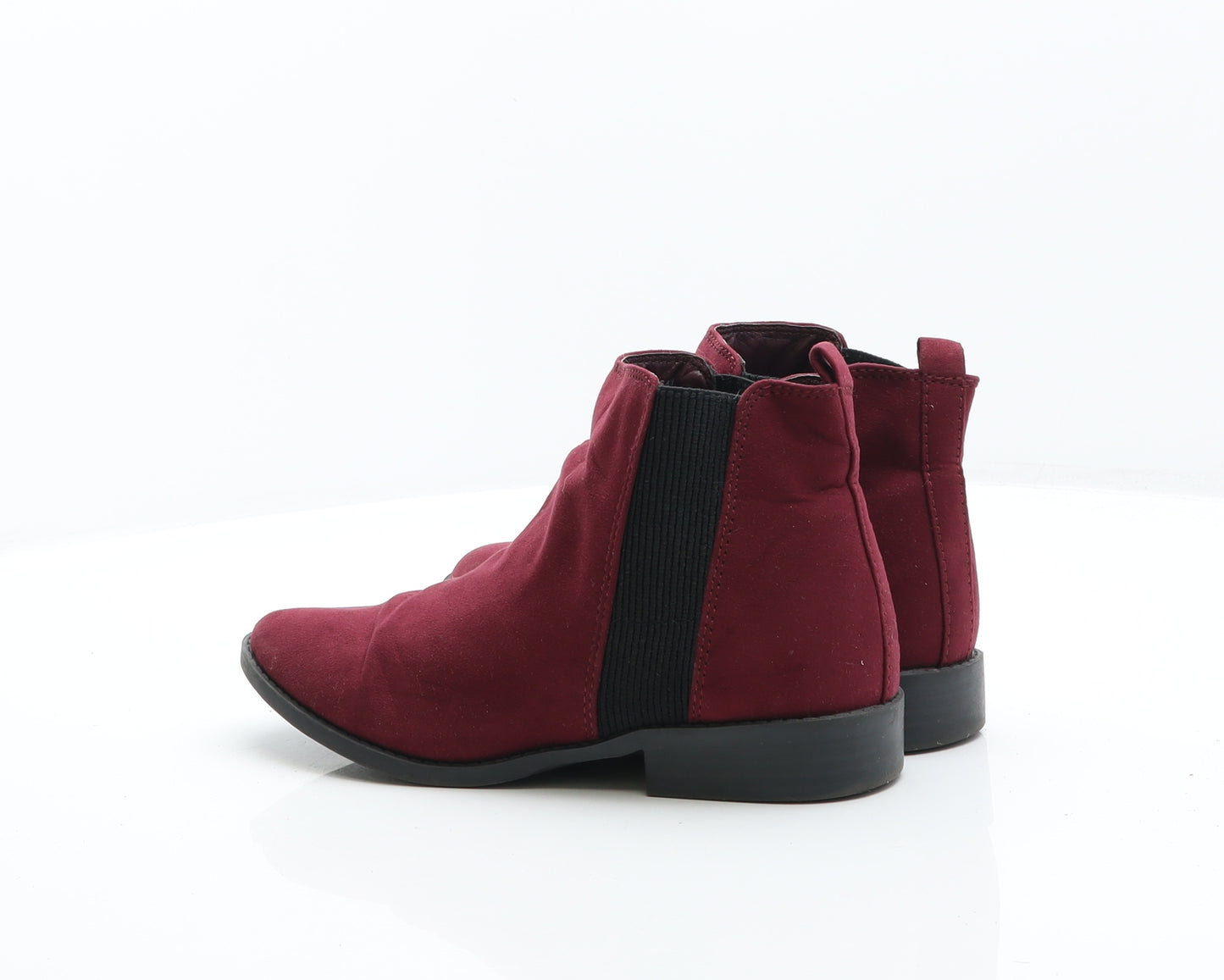 Primark Womens Purple Suede Chelsea Boot UK 4 37