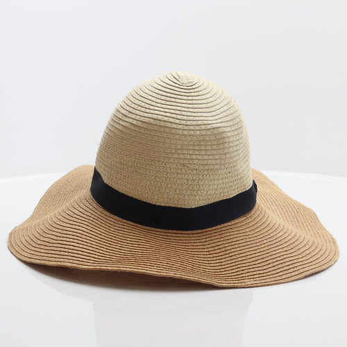 Avenue Womens Beige Paper Sun Hat One Size