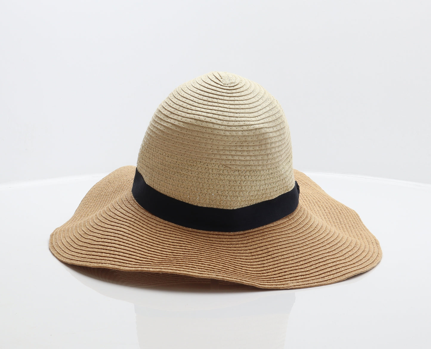 Avenue Womens Beige Paper Sun Hat One Size