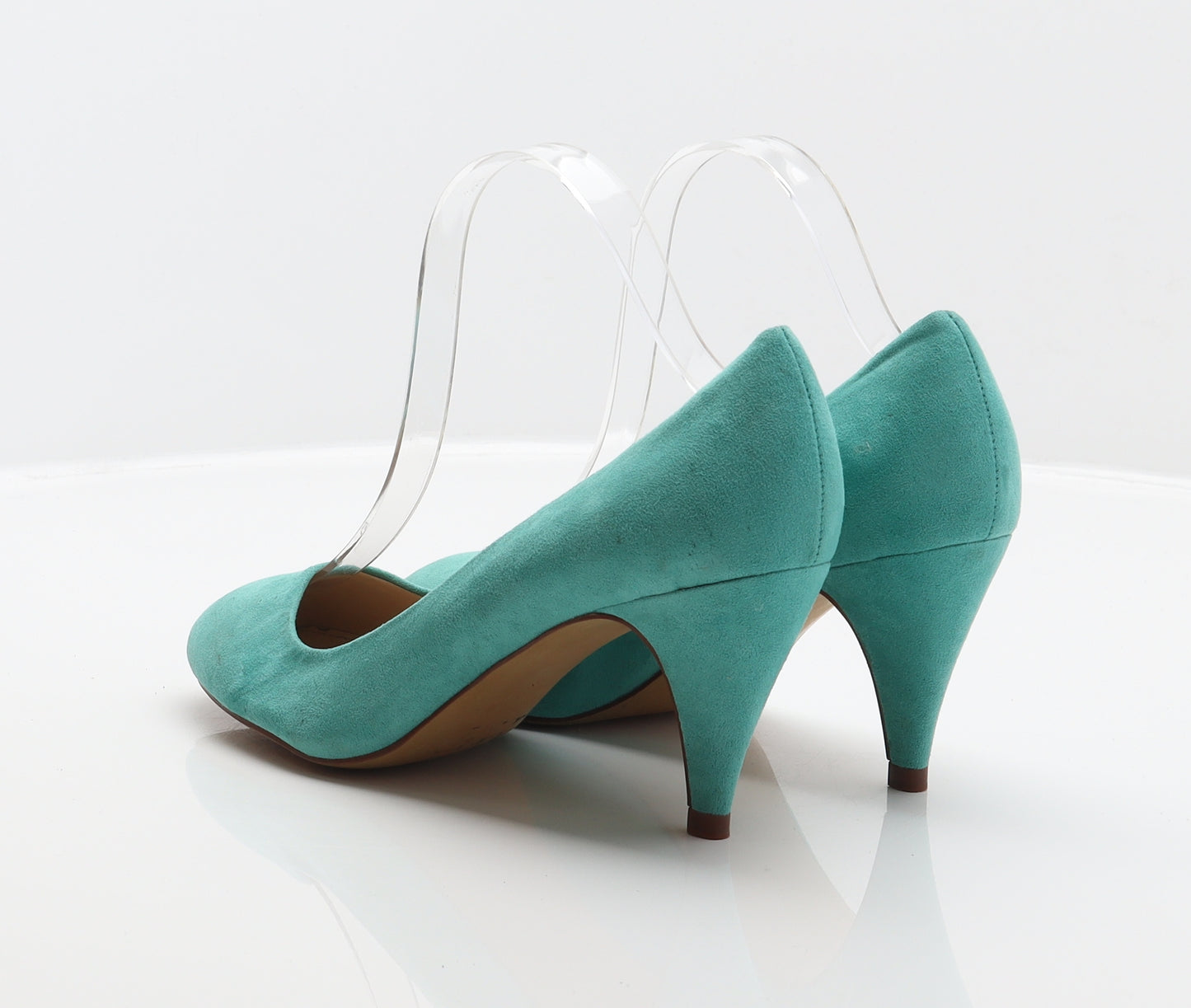 Zara Womens Blue Polyester Court Heel UK 5 38