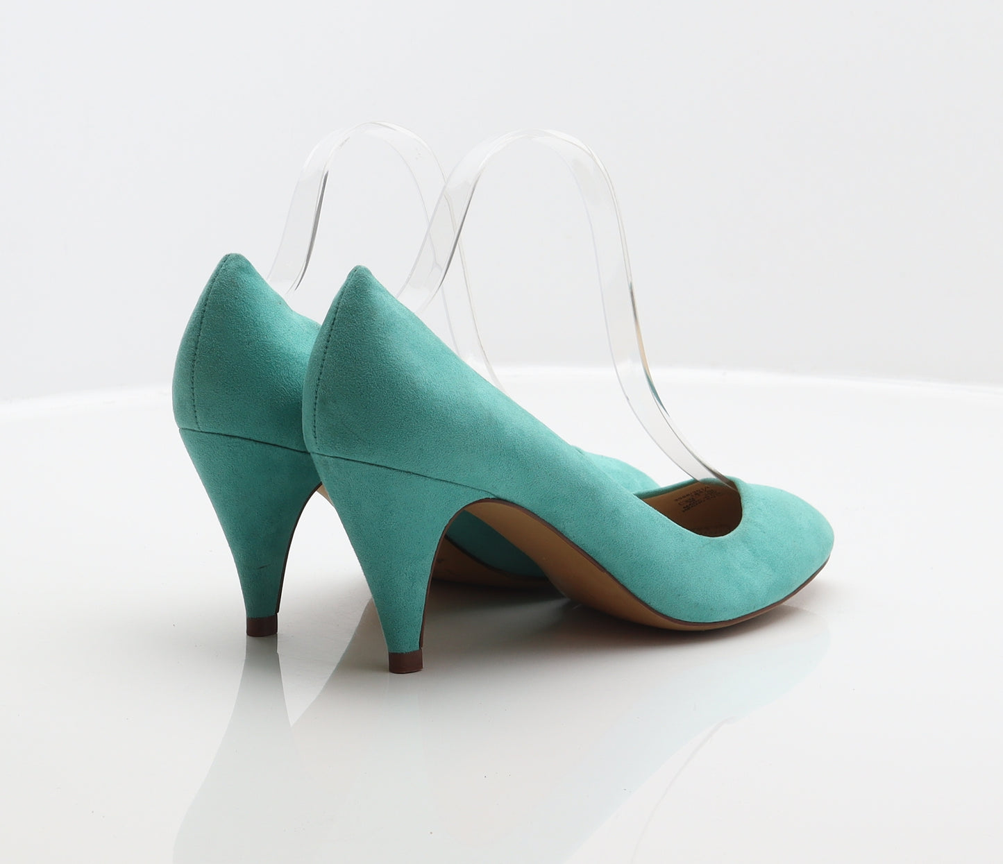 Zara Womens Blue Polyester Court Heel UK 5 38