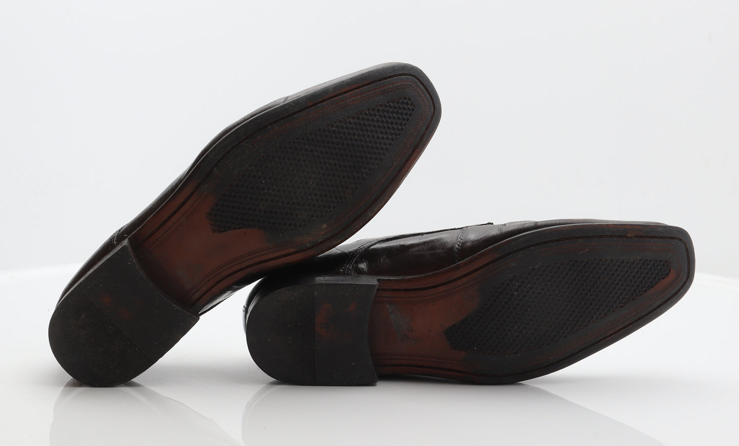 Debenhams Mens Brown Leather Derby Dress UK 9