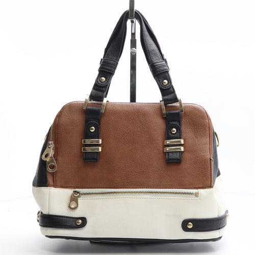 Dune Womens Ladybug Colorblock Polyethylene Top Handle Bag Size Medium