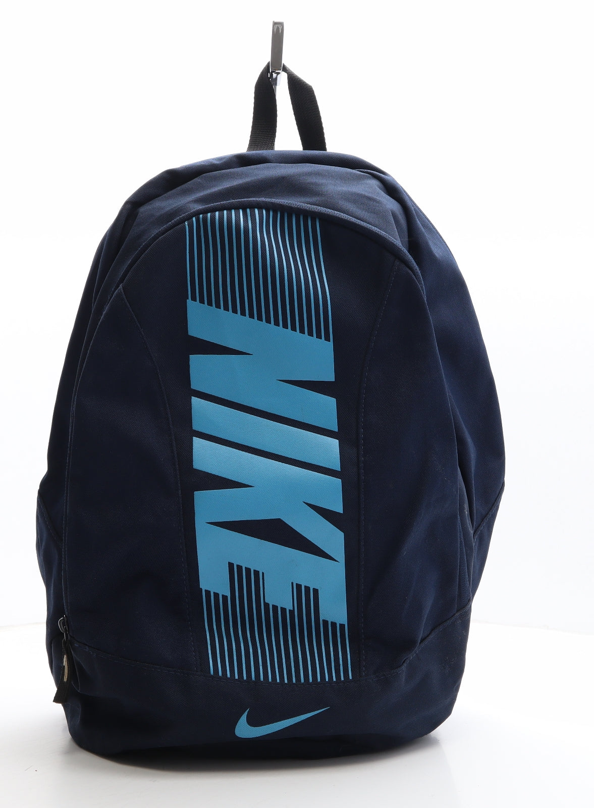 Nike Mens Black Geometric Polyester Backpack Size Large