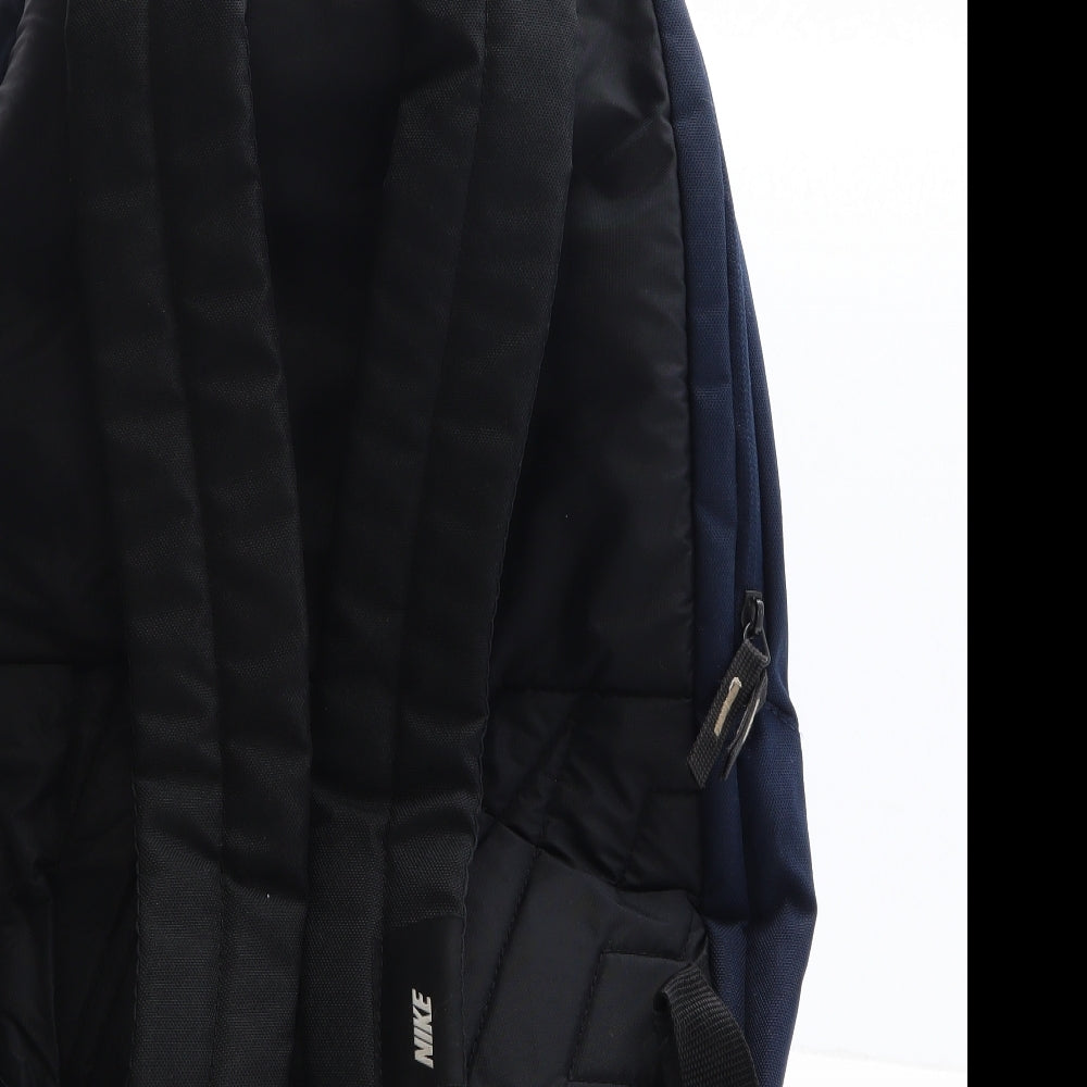 Nike Mens Black Geometric Polyester Backpack Size Large