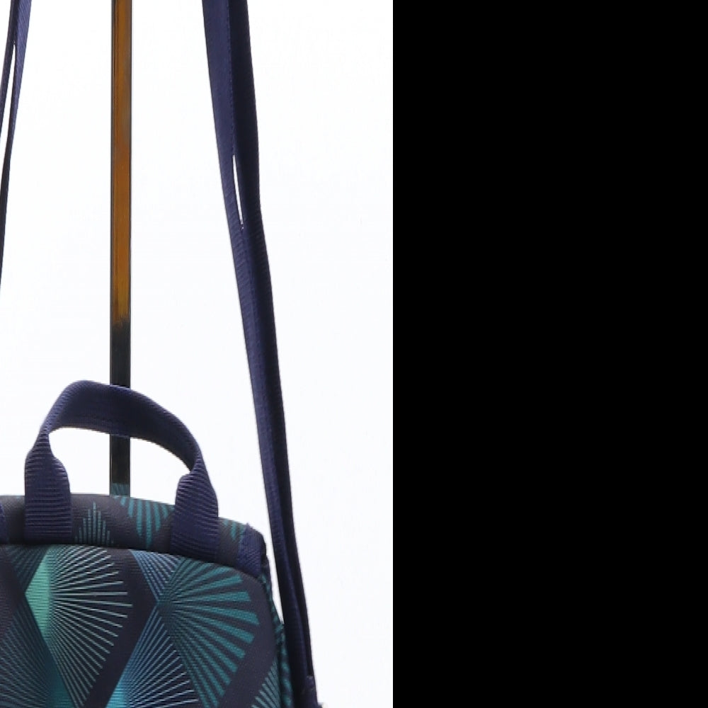 Animal Womens Green Geometric Polyester Crossbody Size Small