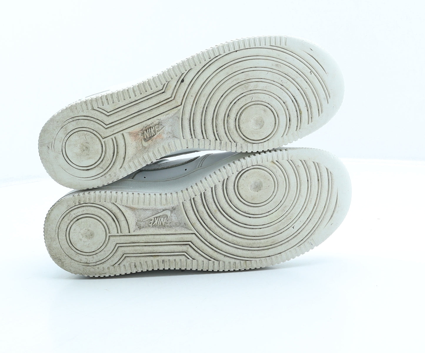Nike Boys White Polyester Trainer UK 4 36.5 - Air Force 1