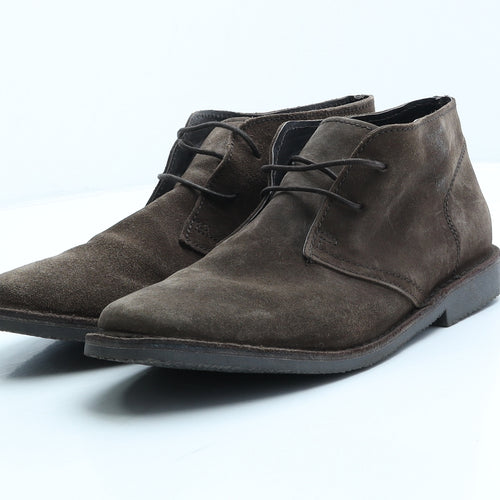 NEXT Mens Brown Fabric Desert Boot UK 9 43