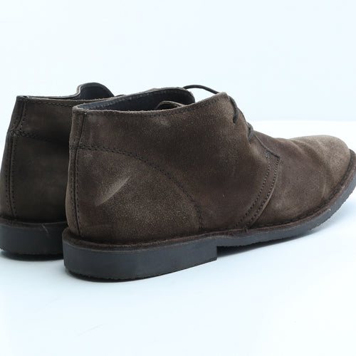 NEXT Mens Brown Fabric Desert Boot UK 9 43