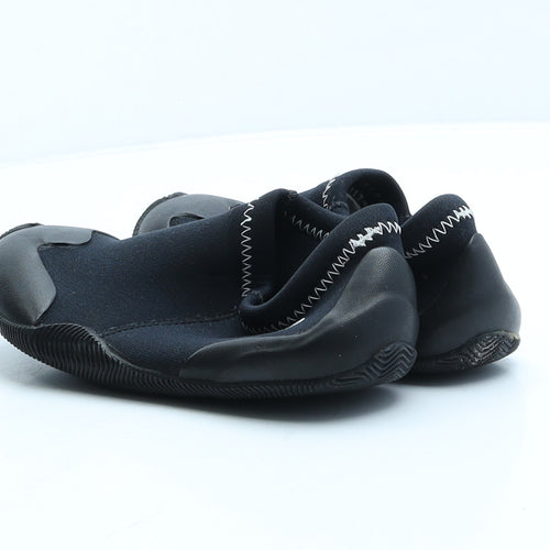 Tribord Boys Black Polyester Trainer UK 1 33 - Aqua shoes