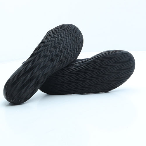 Tribord Boys Black Polyester Trainer UK 1 33 - Aqua shoes