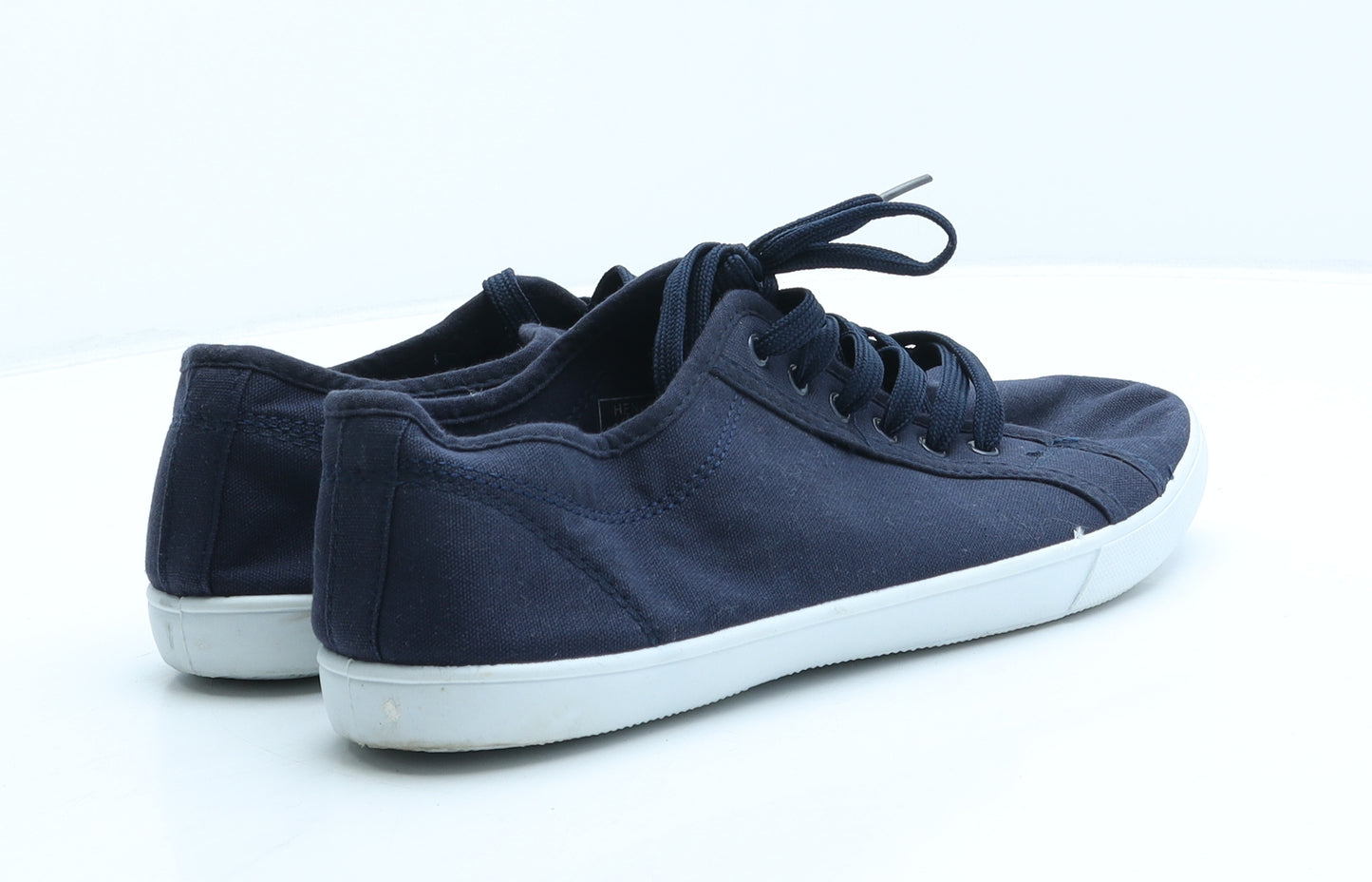 Henleys Mens Blue Fabric Trainer Casual UK 9