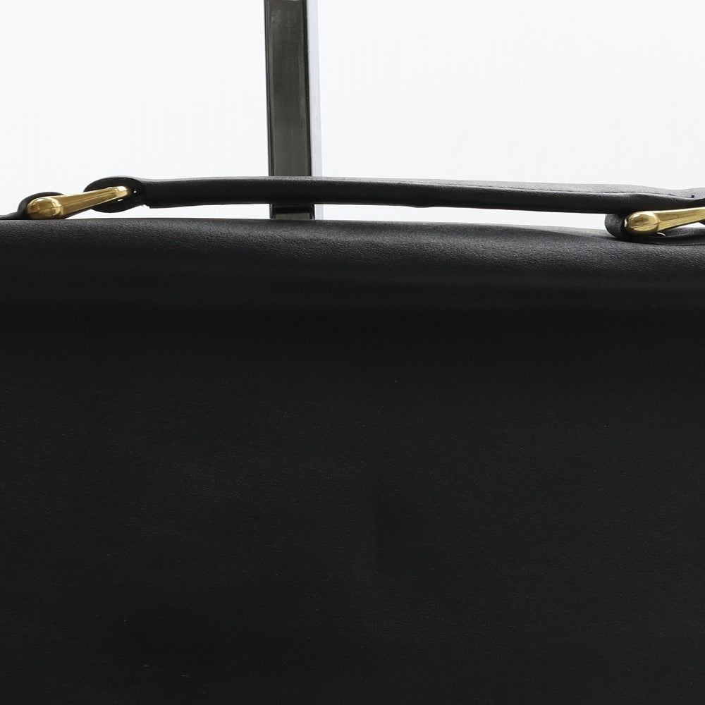 Debenhams Womens Black Leather Briefcase Size Large