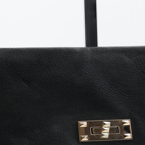 Atmosphere Womens Black Leather Clutch Size Medium