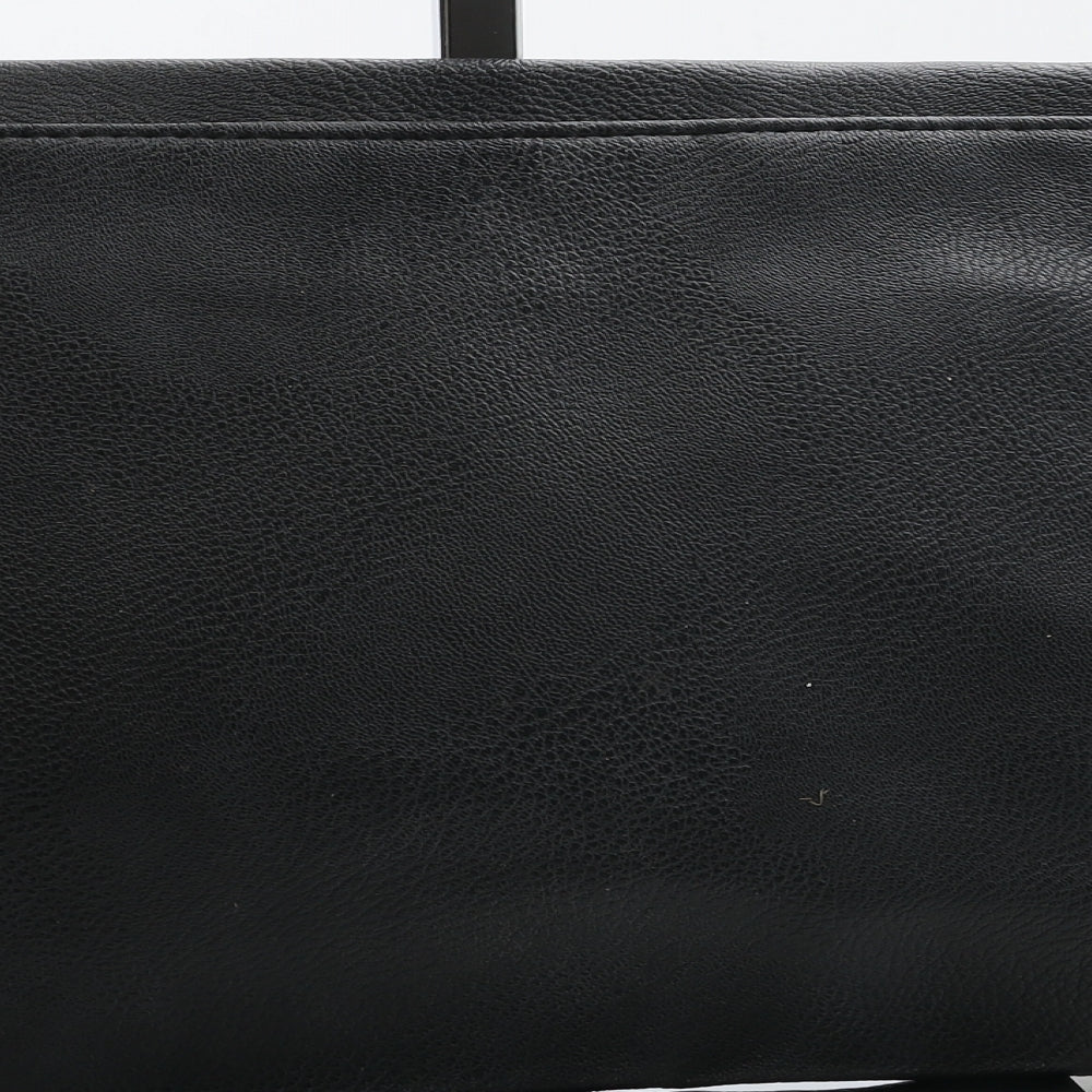Atmosphere Womens Black Leather Clutch Size Medium