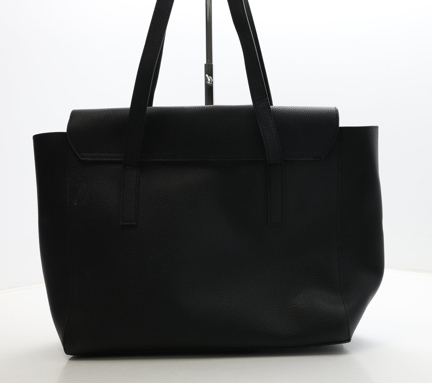 Primark Womens Black PVC Shoulder Bag Size Large