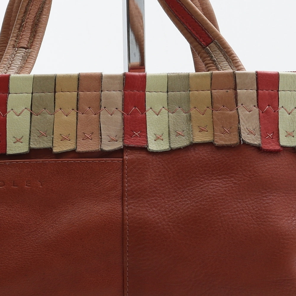 Radley Womens Brown Leather Top Handle Bag Size Medium